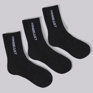 Minibeast Crew Socks (3 Pack) - Black