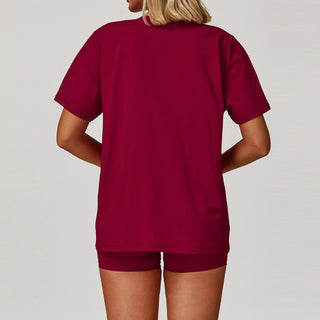Moda Tee - Maroon
