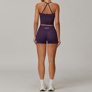 Momentum Shorts - Plum