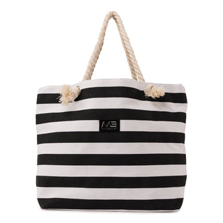 Monaco Stripe Tote - Natural