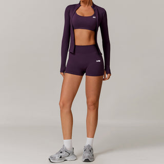 Muse Shorts - Plum