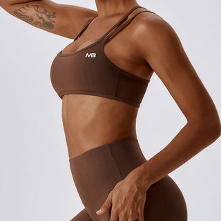 Oasis Sports Top - Coffee