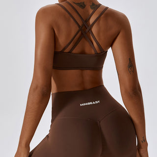 Oasis Sports Top - Coffee