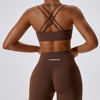 Oasis Sports Top - Coffee