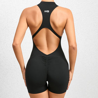 Performance Bodysuit Short - Black