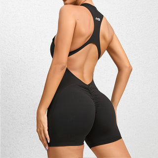 Performance Bodysuit Short - Black