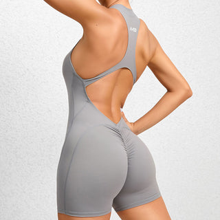 Performance Bodysuit Short - Grey