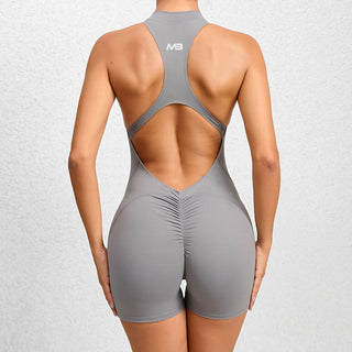 Performance Bodysuit Short - Grey