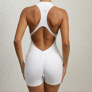 Performance Bodysuit Short - White