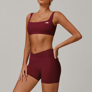 Rise Sports Top - Burgundy