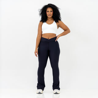 Shape-V Classic Flare Leggings - Black