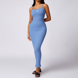 Silhouette Dress - Baby Blue