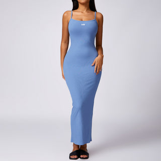 Silhouette Dress - Baby Blue