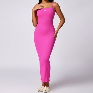 Silhouette Dress - Pink