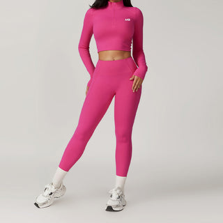 Silque Leggings - Magenta