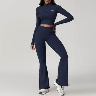 Silque Long Sleeve - Navy