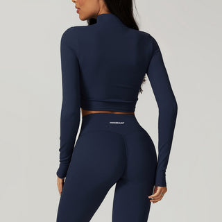 Silque Long Sleeve - Navy