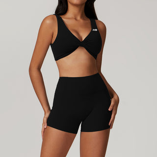 Silque Sports Top - Black