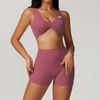 Silque Sports Top - Mauve