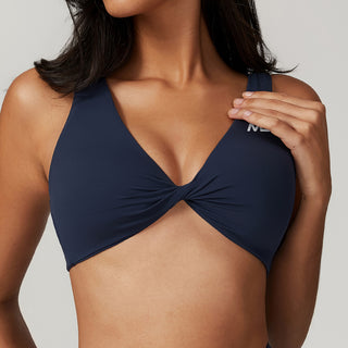 Silque Sports Top - Navy