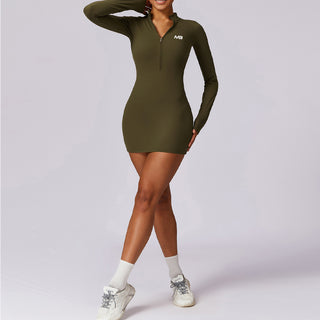 Stellar Dress - Hunter Green