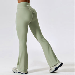 Stretch Flare Leggings - Sage