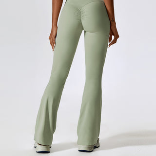 Stretch Flare Leggings - Sage