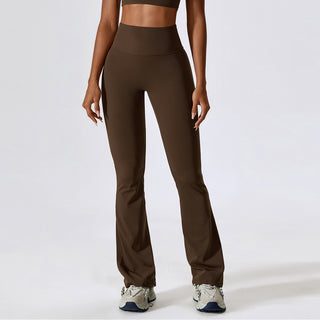 Stretch Flare Leggings - Espresso