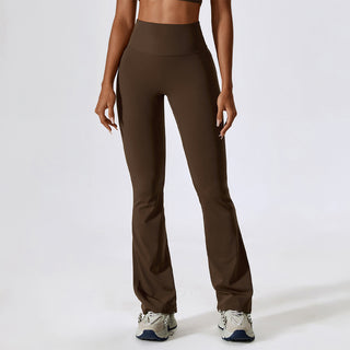 Stretch Flare Leggings - Espresso