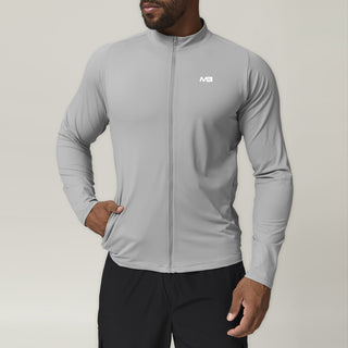 Summit Zip Up - Light Grey