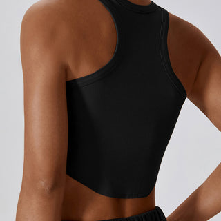 Supra Crop Top - Black