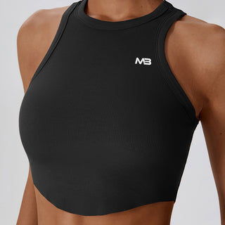 Supra Crop Top - Black