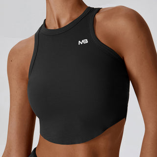 Supra Crop Top - Black