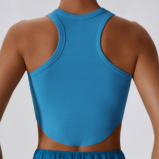 Supra Crop Top - Cobalt