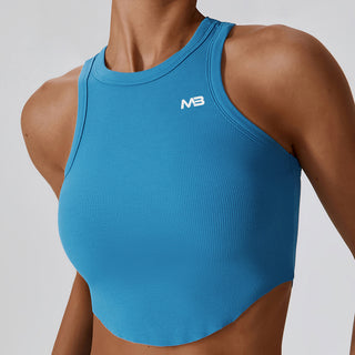 Supra Crop Top - Cobalt