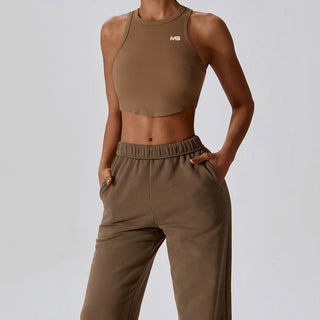 Supra Crop Top - Sepia