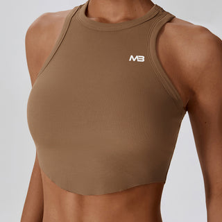 Supra Crop Top - Sepia