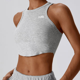 Supra Crop Top - Grey