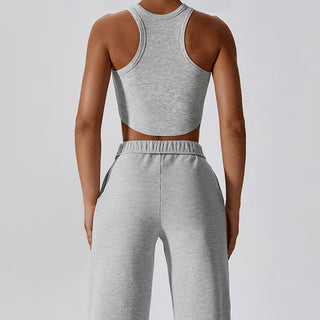 Supra Crop Top - Grey