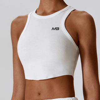 Supra Crop Top - White