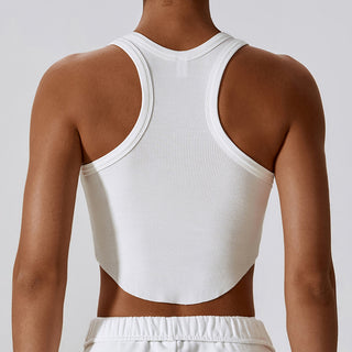 Supra Crop Top - White