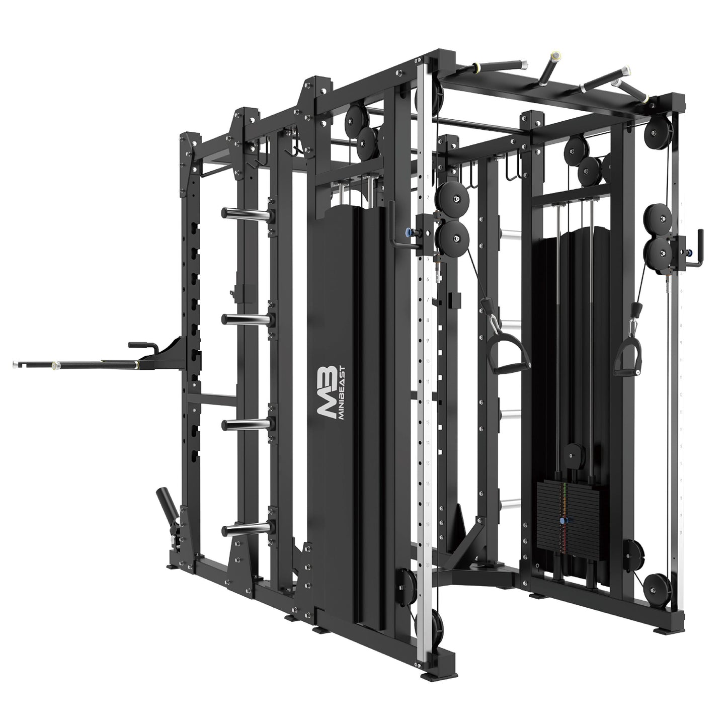 MBTB - Smith with functional trainer squat rack 3 in one