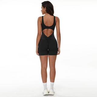 True Bodysuit Short - Black