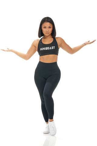 MB Prime Sports Bra - Black / White