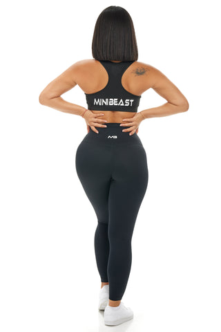 MB Strong Sports Bra - Black / White