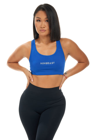 MB Classic Sports Bra - Royal / Grey