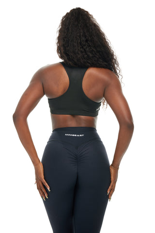 MB Prime Sports Bra - Black / White