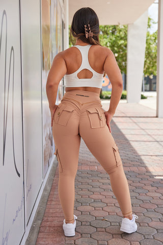 Curve Cargo EVO Leggings - Khaki