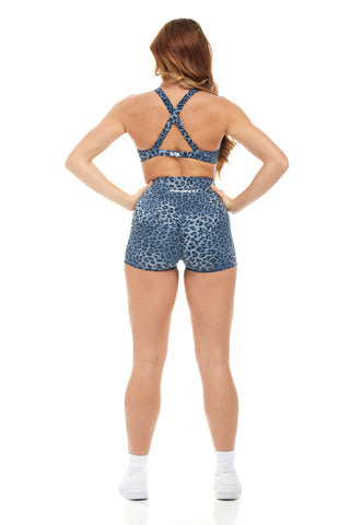 Evoke Top - Navy Leopard