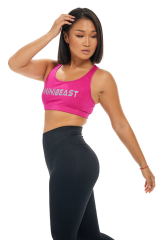 MB Prime Sports Bra - Pink / Grey